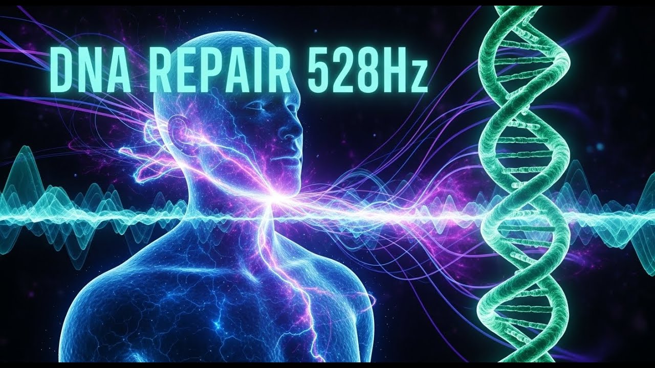 528Hz Quantum Field Healing | DNA Repair & Stress Relief Frequency Meditation