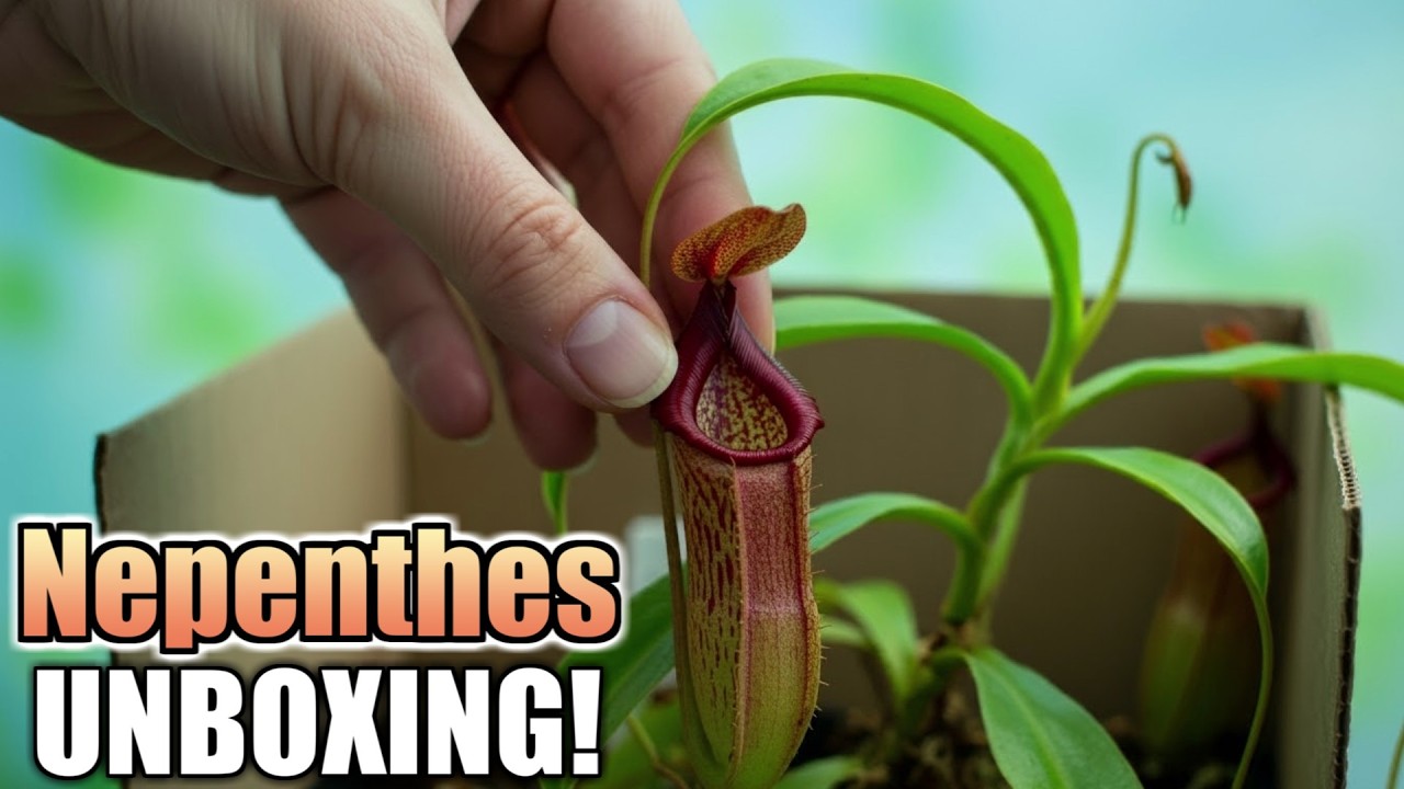 Unboxing New Nepenthes! Care & Repotting with Nepenthes Pitcher Plant Close-Up!
