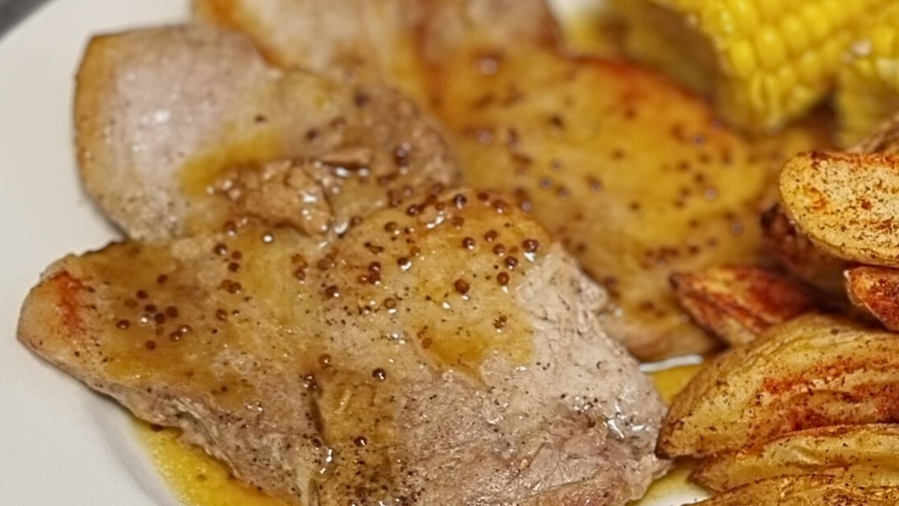 Whoever Invented This Pork Recipe Deserves a Medal! Honey Mustard Perfection!