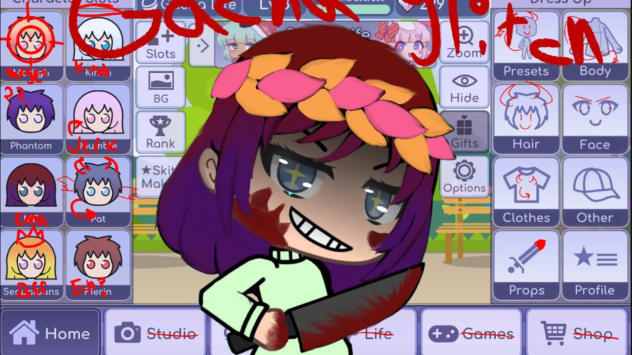 Ema gacha glitch! (Blood,sad topic)