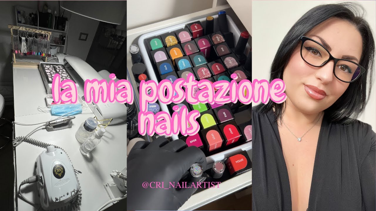 TOUR DELLA MIA POSTAZIONE UNGHIE !