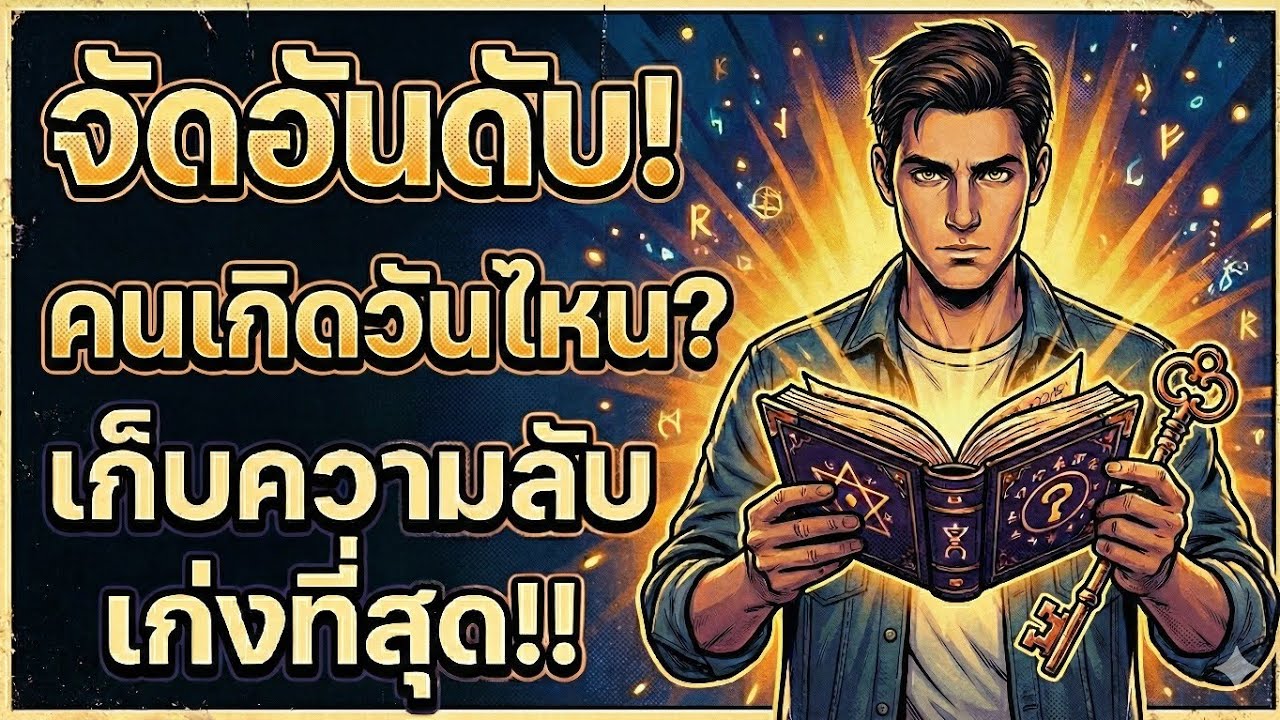 จัดอันดับ: คนเกิดวันไหน? เก็บความลับเก่งที่สุด &ndash; ใครเก็บเรื่องไม่ให้หลุดบ้าง? | สถานีความมืด EP: 01