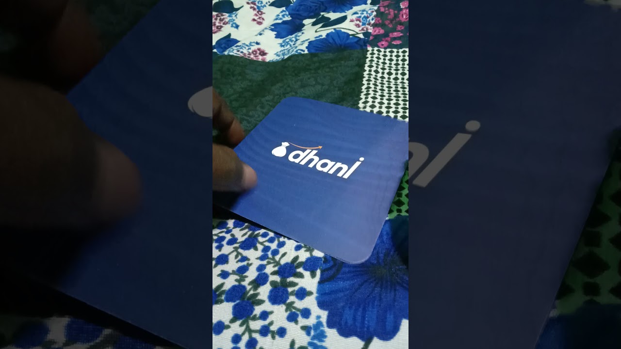 Dhani one freedom card unboxing #short #dhanionefreedom #like #subscribe #top10 #dhanionefreedomcard