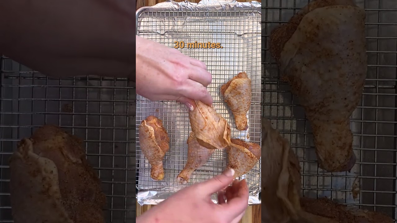 Хрустящие куриные голени #рецепт