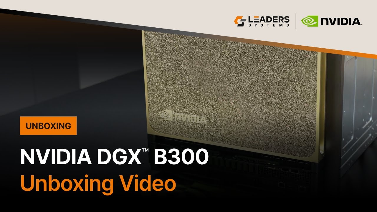 [Unboxing] NVIDIA DGX B300 실물 영상 전격 공개!🌟