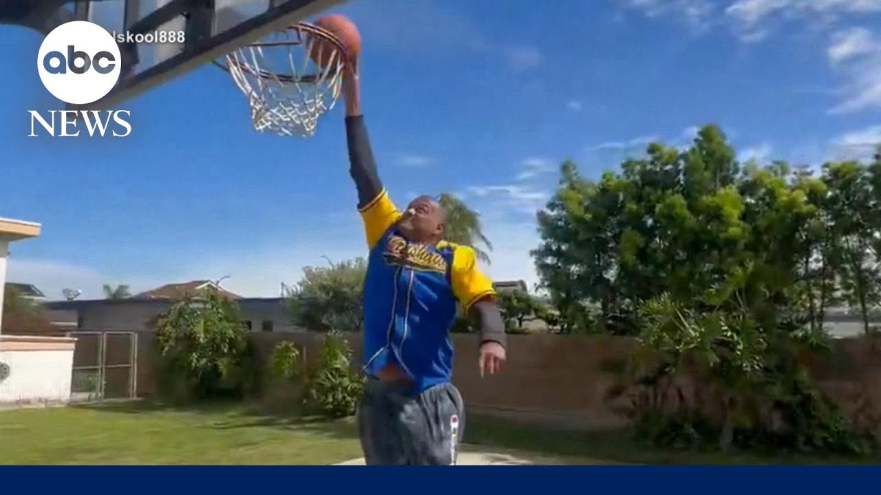 NBA legend defies gravity, still slam dunks at 70