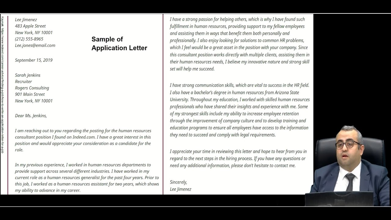 İş İngilizcesi Eğitimi 21. Bölüm: Business Writing Örnekleri - Application Letter and Sales Letter