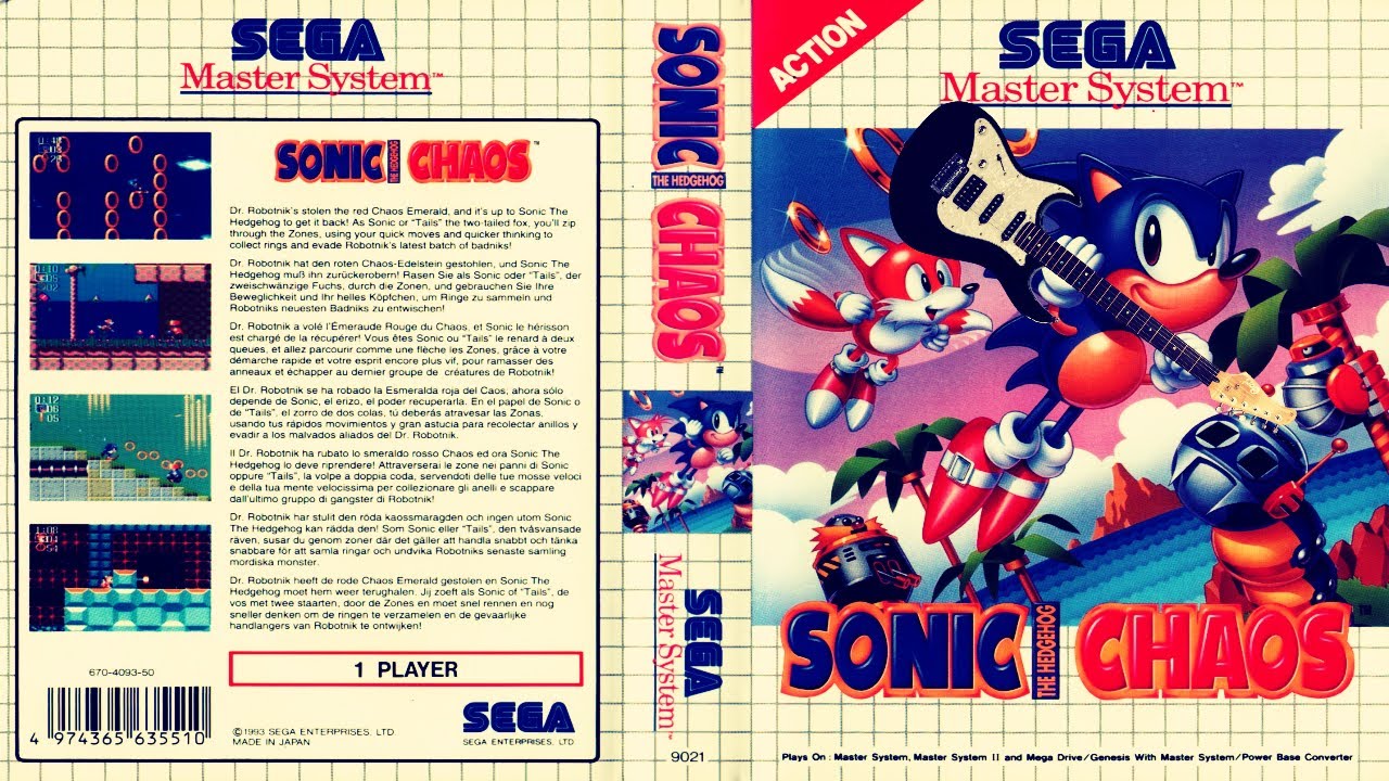 Sonic Chaos - Mecha Green Hill Zone Guitar Cover 432hz
