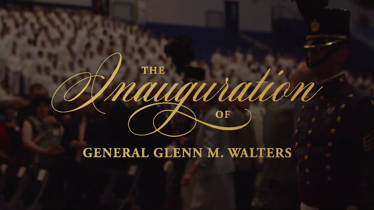 Inauguration of Gen. Glenn Walters