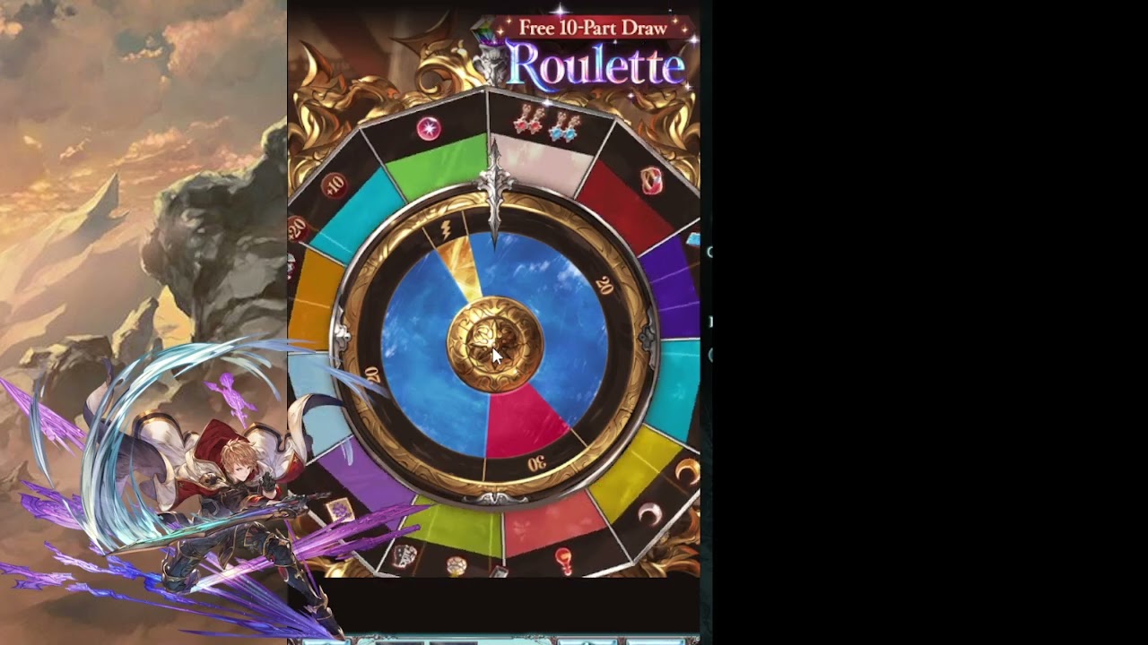gbf - 12th anniversary roulette + scratcher - day 1