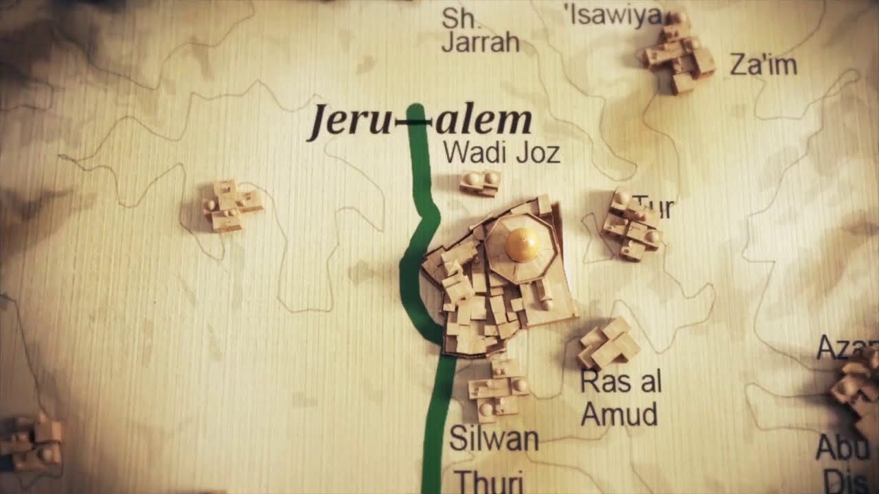 Kudüs Böyle Adım Adım İşgal Edildi.