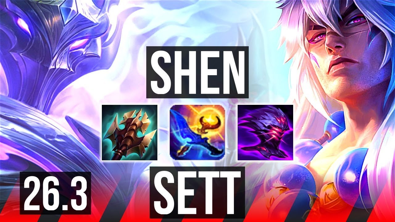 SHEN vs SETT (TOP) | 37K damage | BR Grandmaster | 26.3