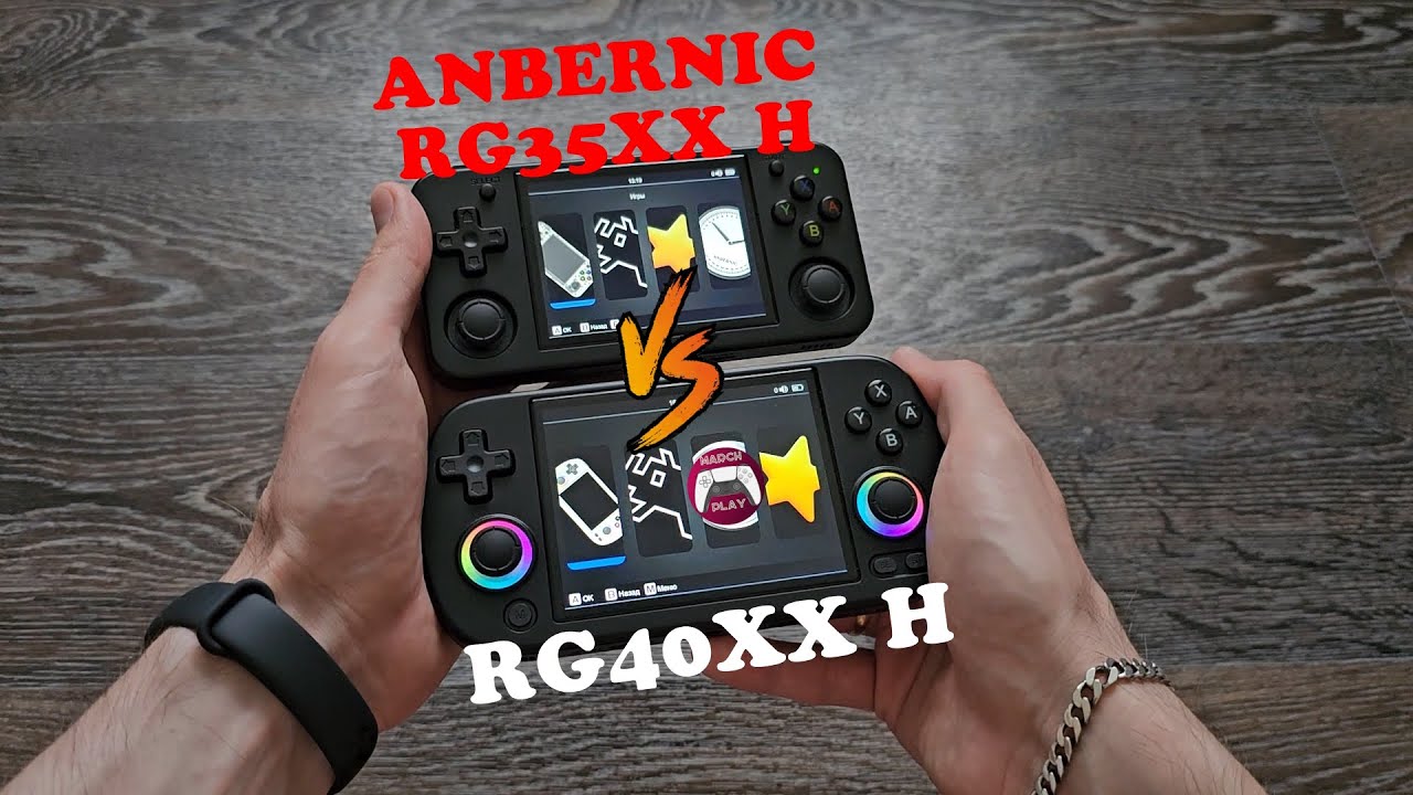 Сравнение Anbernic RG35XX H и RG40XX H