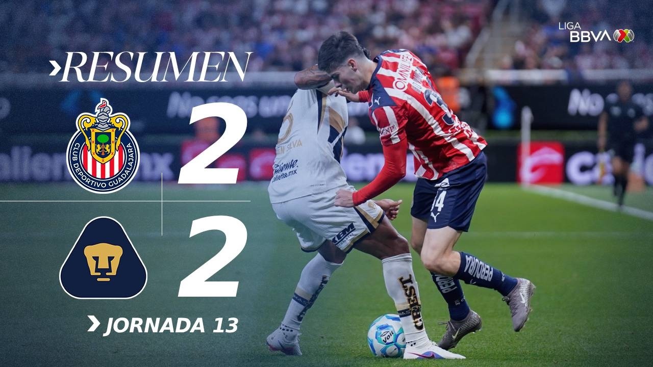 CHIVAS 2- 2 PUMAS | &iexcl;Reparten puntos y nos dejan una noche para el recuerdo | Con M&eacute;xico C26