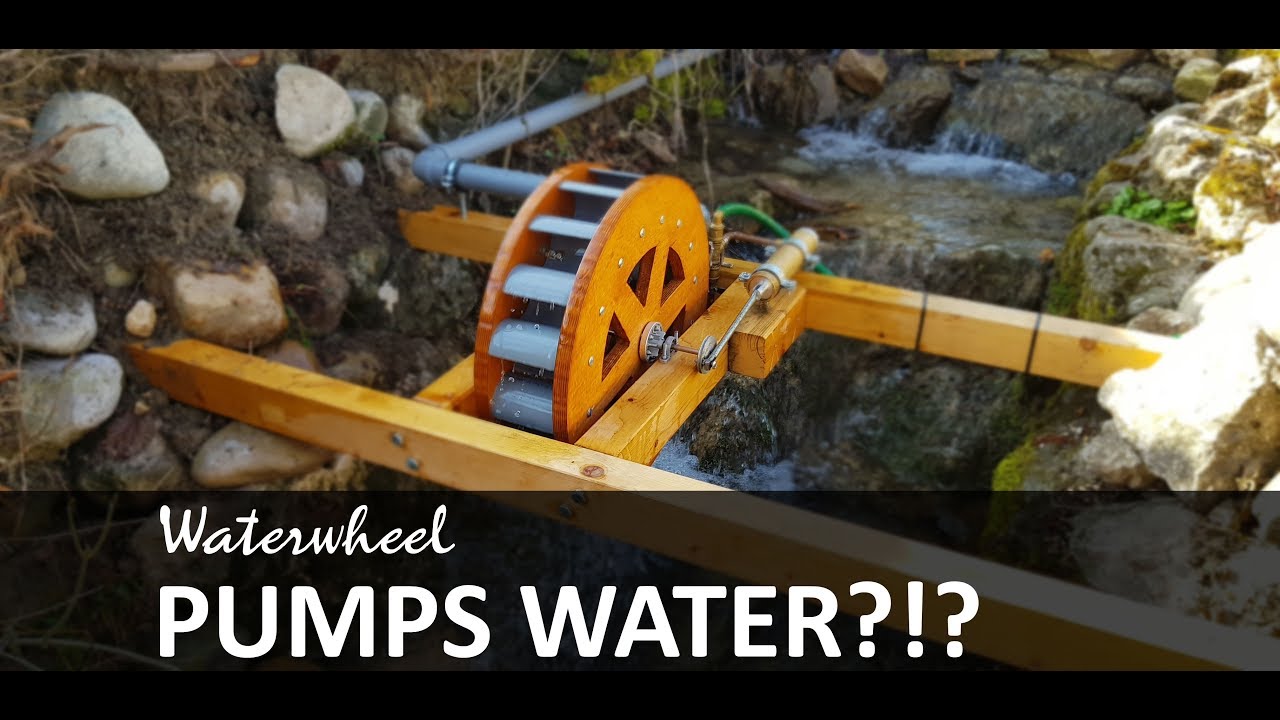 Water Pumping Waterwheel