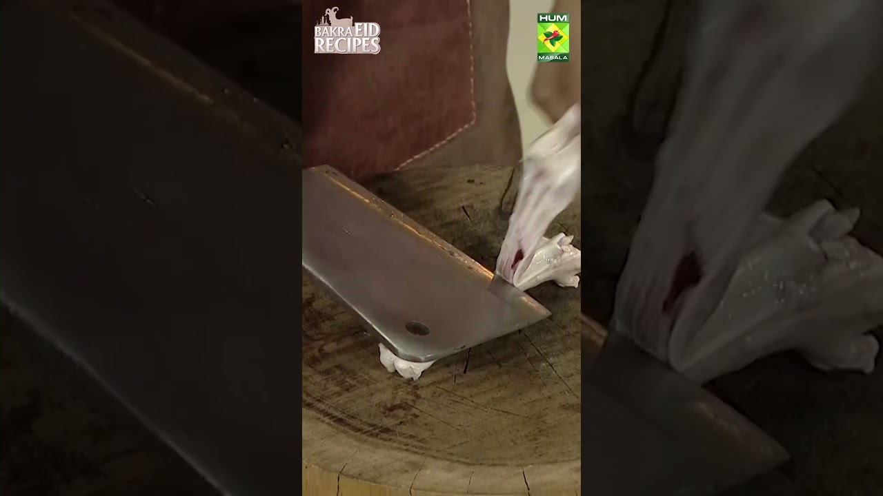 Mutton leg Cutting Skill | Bakra Eid Special | Goat Trotters Cutting l Bakry ke Paya Katne Ka Tarika