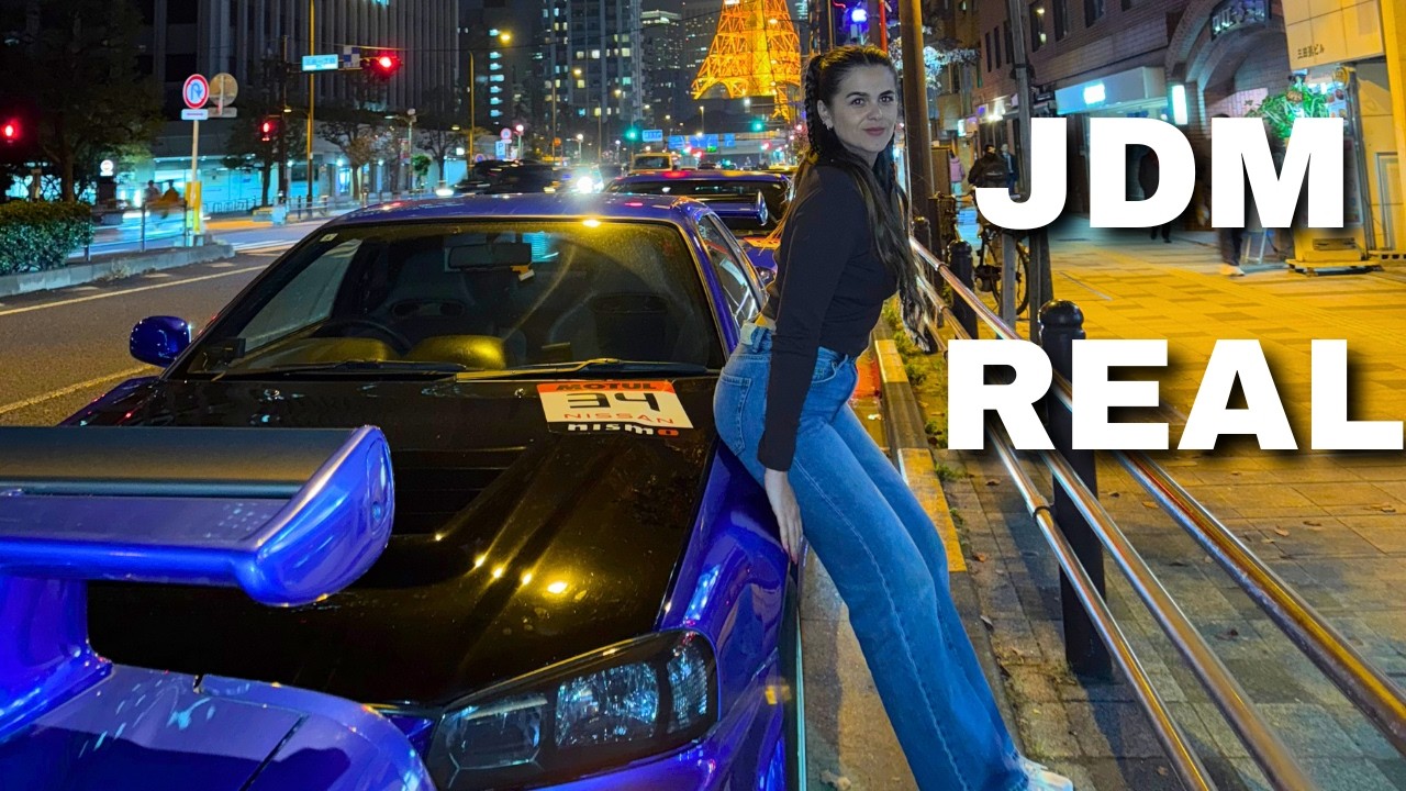 3 chicas descubriendo el tunning nocturno de Japón