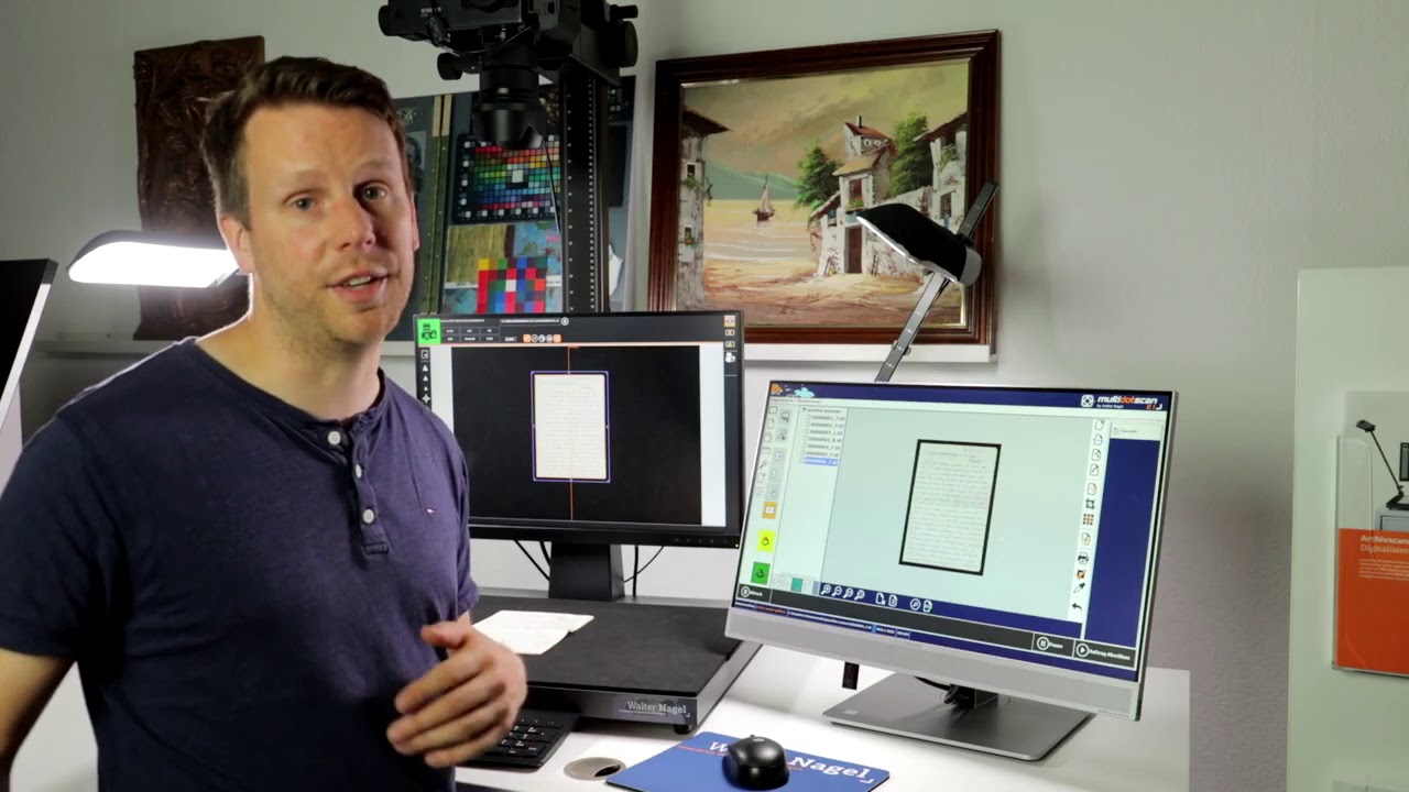 Scanner de carte Archivscanner - Introducere si Demonstratie