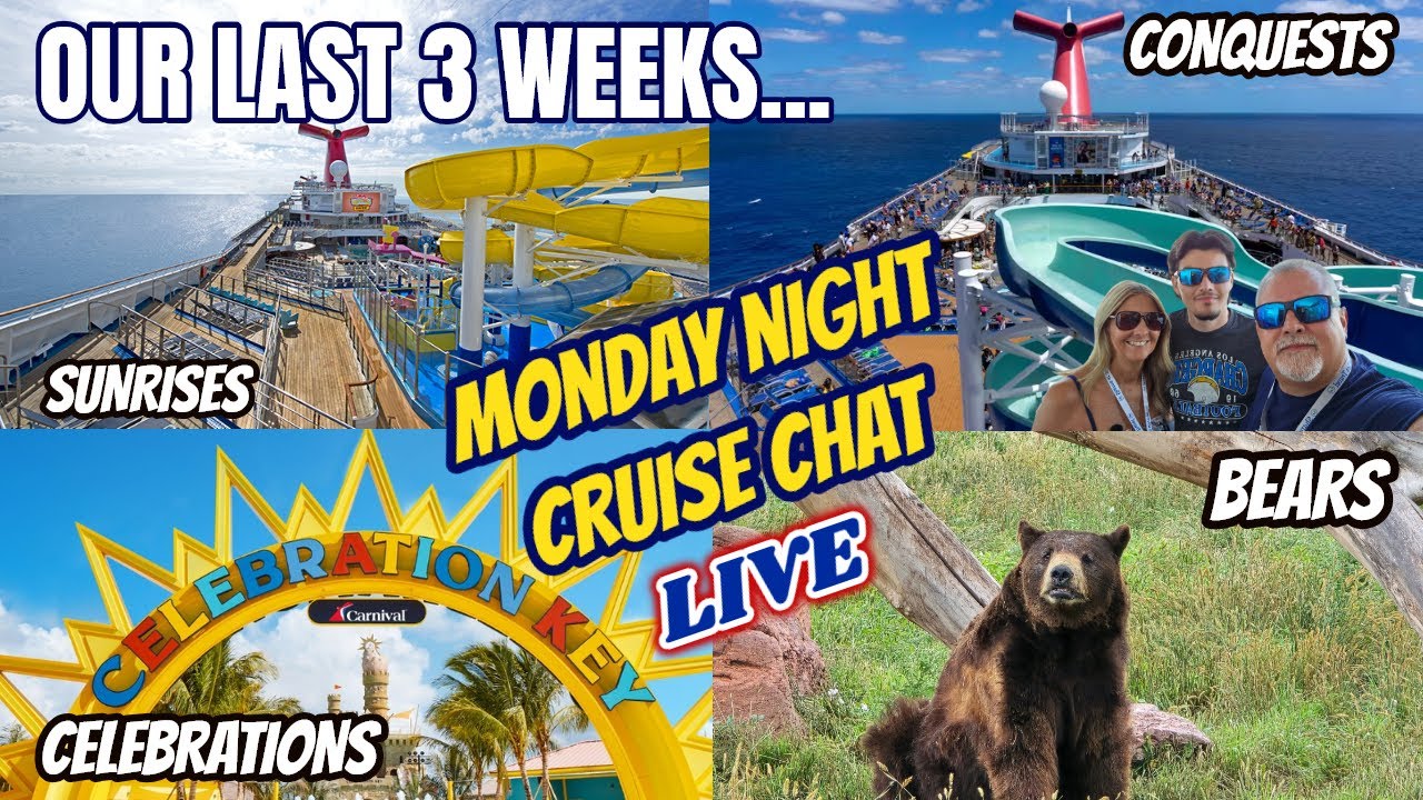 Back from our Summer Travels |  Cruise and Travel Chat with LIVE Q&A