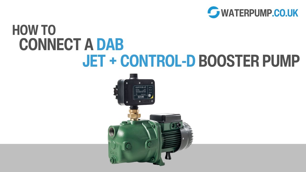 Connecting a DAB Jet + Control-D Booster pump