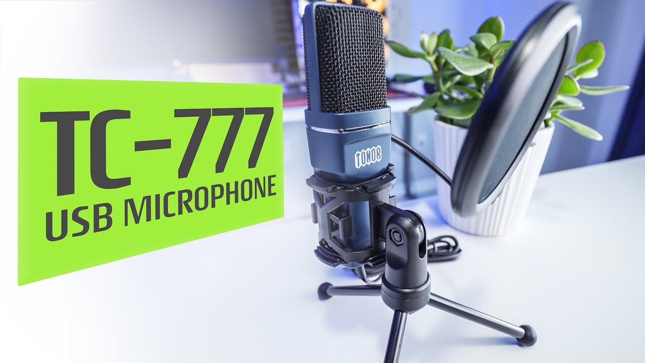 Tonor TC-777 USB Microphone Review and Sound Test
