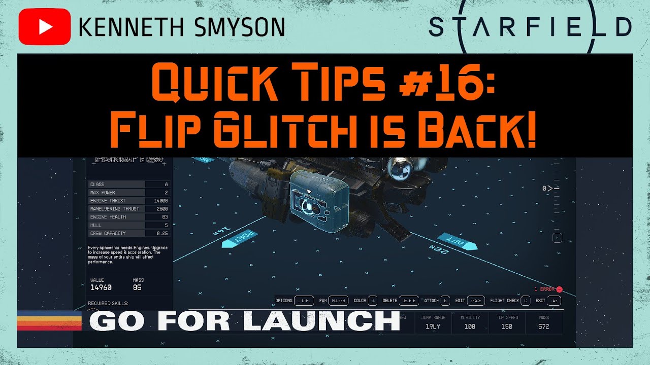 Starfield Quick Tips 16: Flip Glitch is Back!