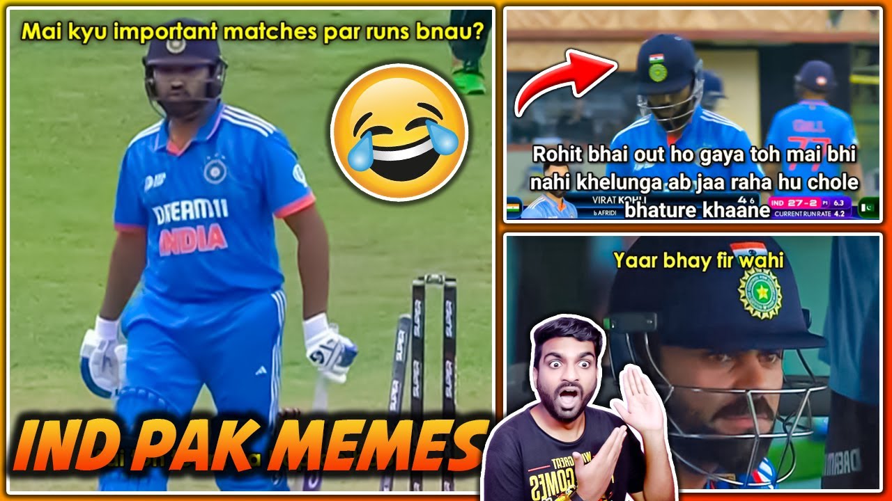 KOHLI ROHIT ROAST 😡 IND vs PAK ASIA CUP 2023 MEMES