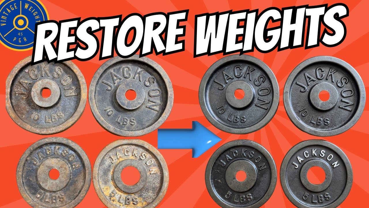 How to Clean Up Rusty Old Weights with Oxalic Acid