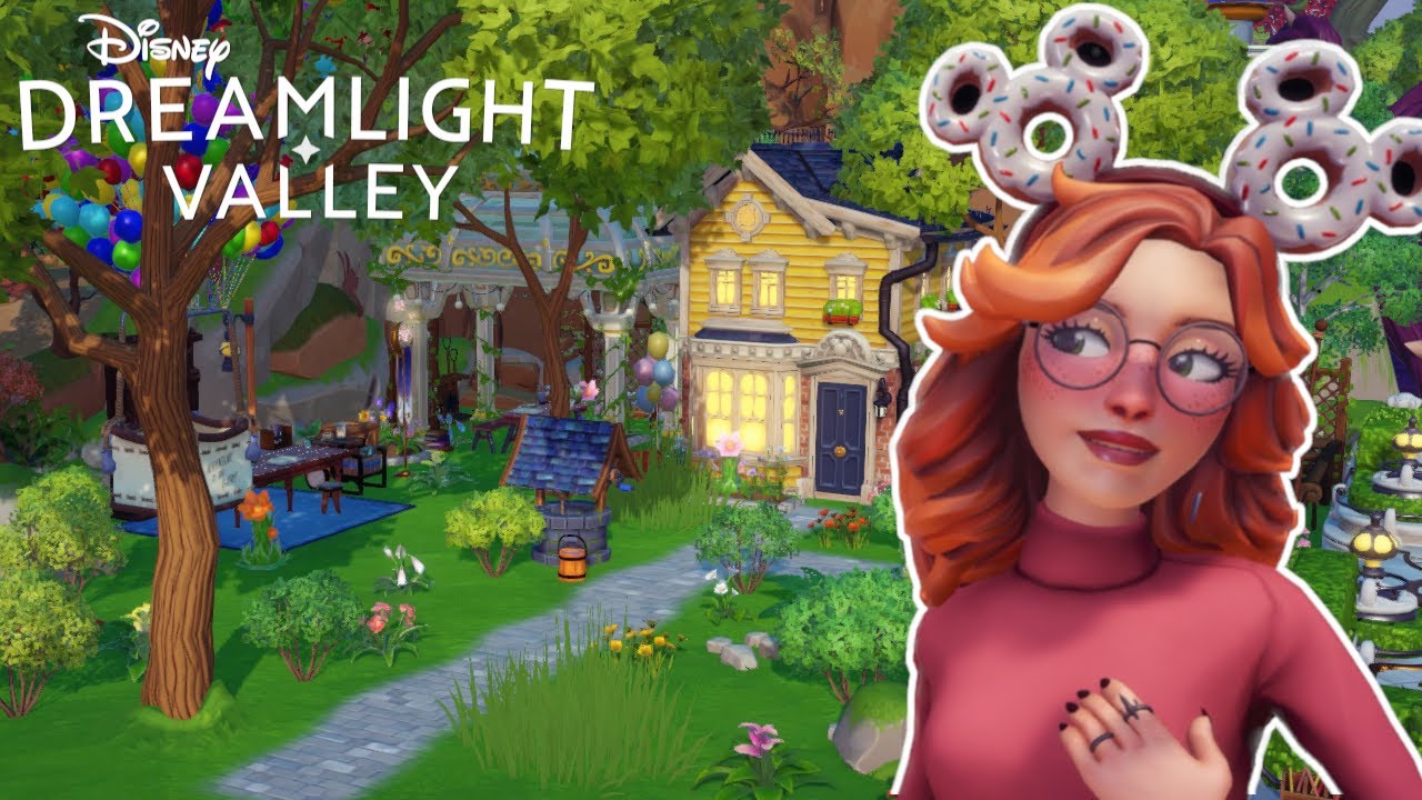 Designing my Home Exterior  - Disney Dreamlight Valley