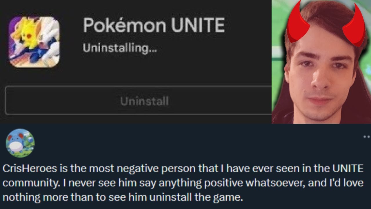 МНЕ НУЖНО УДАЛИТЬ, потому что я слишком НЕГАТИВЕН?! | Pokemon Unite