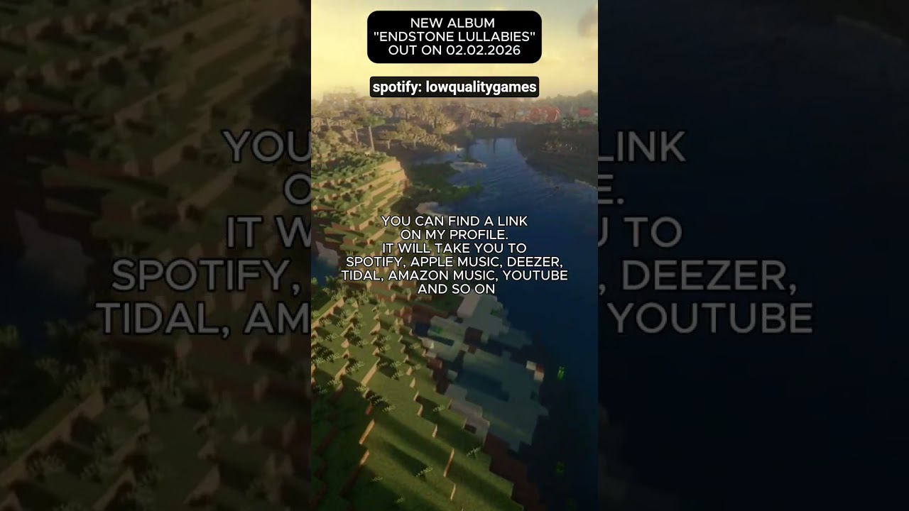 lowqualitygames - Minecraft's hidden sound glitches transformed into beautiful lo-fi beats