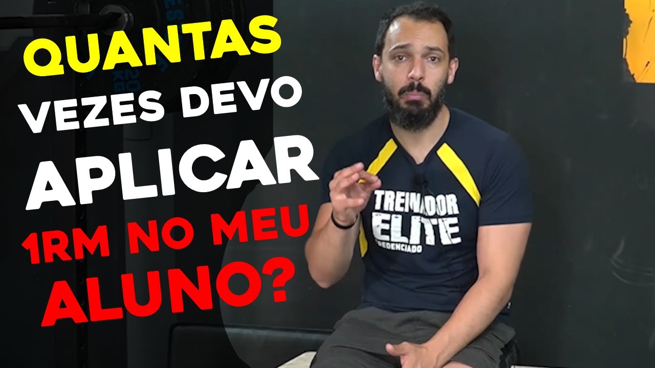 quantas vezes devo aplicar o 1rm no meu aluno