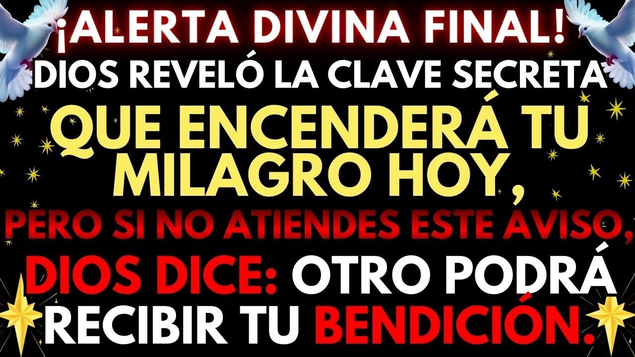 🔴 ¡URGENTE! DIOS REVELA QUIÉN ESTÁ A PUNTO DE ENTREGARTE TU TRANSFERENCIA SAGRADA