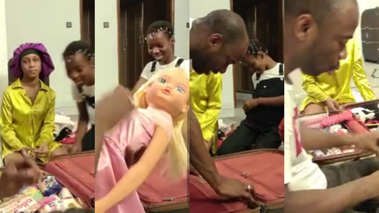 🛑DE RETOUR A ABIDJAN, MAKOSSO ET SES ENFANTS DEVOILENT LEUR CADEAUX DE NOEL