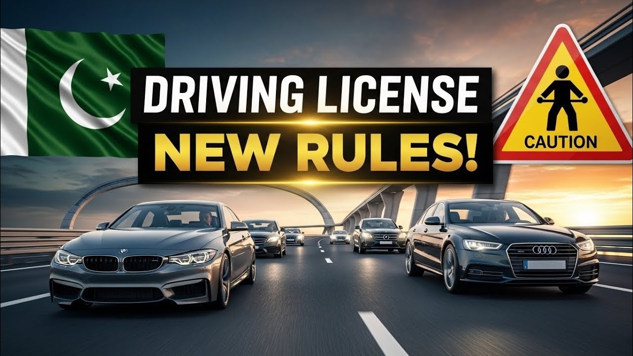 Driving License New Rules, Road Safety Pakistan, Germany Standard, DriverRestrictions