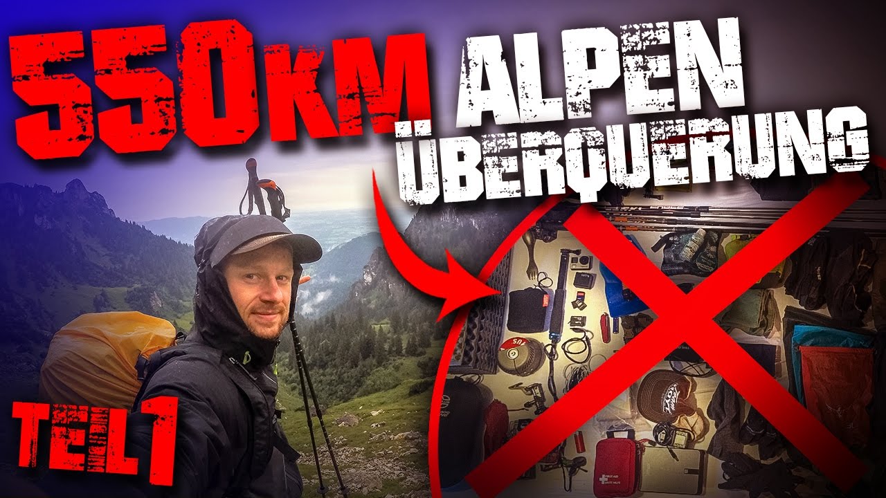 550km zu Fu&szlig; &uuml;ber die Alpen Alpen&uuml;berquerung Trekking Wandern Traumpfad M&uuml;nchen Venedig #01