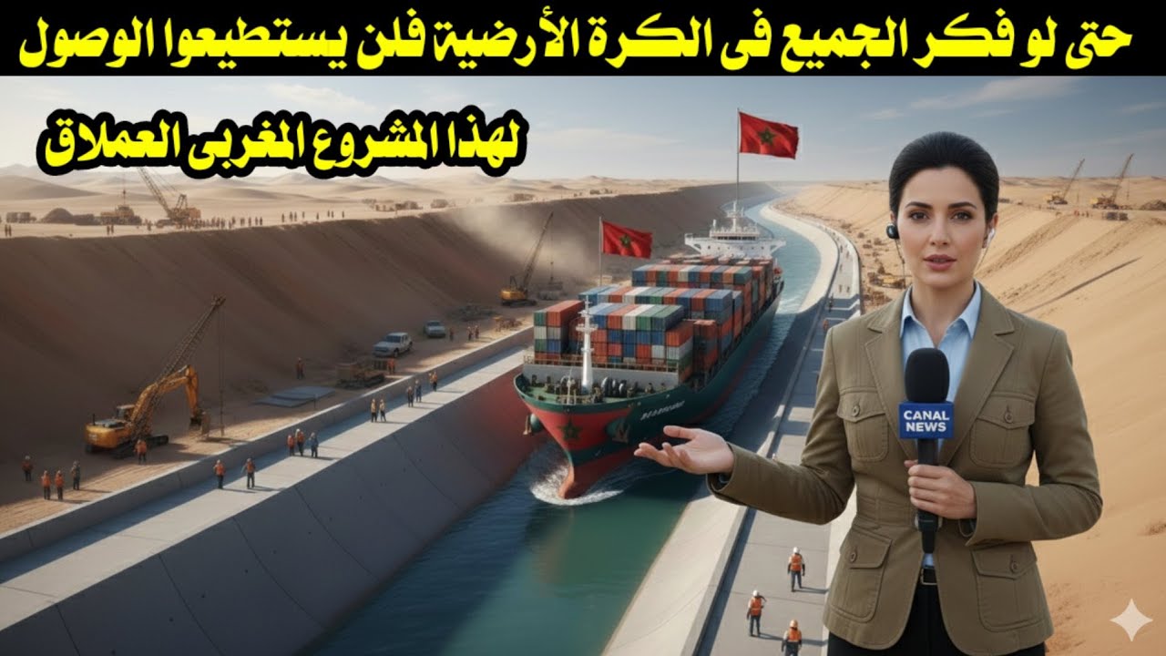 حتى لو فكر الجميع فى الكرة الأرضية فلن يستطيعوا الوصول لهذا المشروع المغربى العملاق