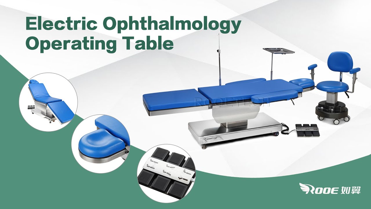 AOT200 Ophthalmology Surgery Table with Doctor Chair | Surgical Table for Ophthalmic and Eye