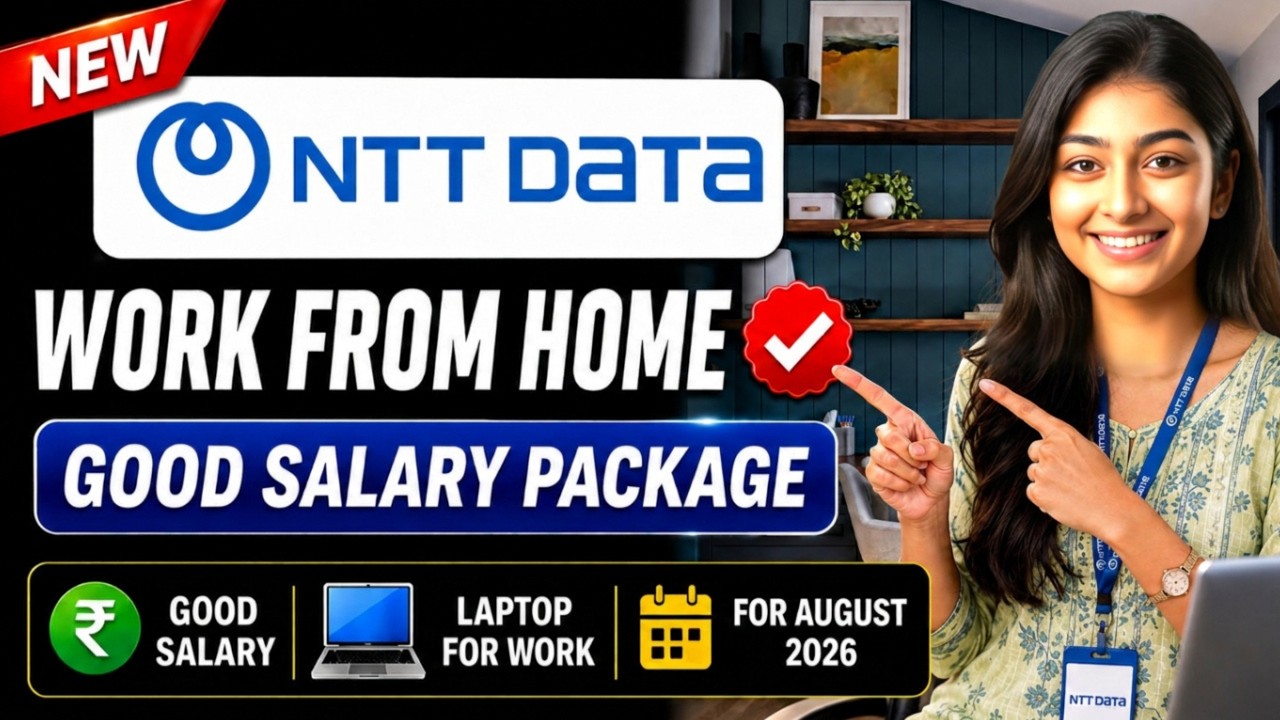 🔥 NTT DATA Work From Home Jobs 2026 🔥 | Freshers Can Apply