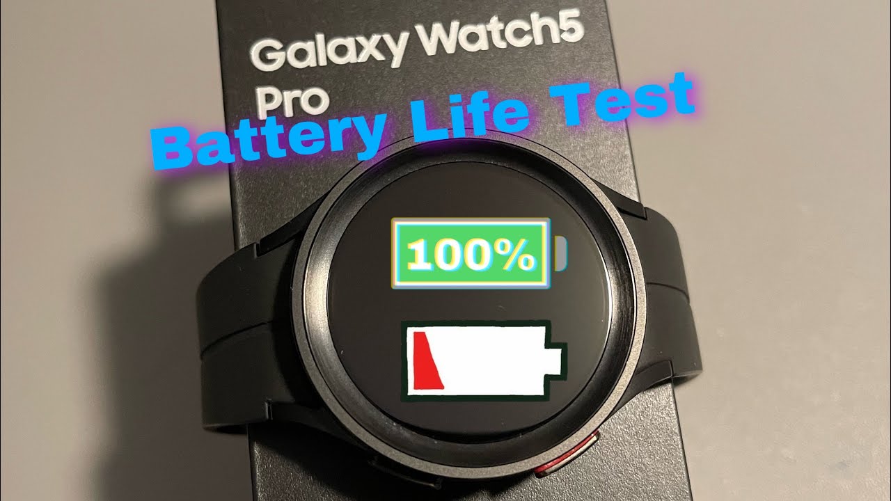 Galaxy Watch 5 Pro - Battery Life Test