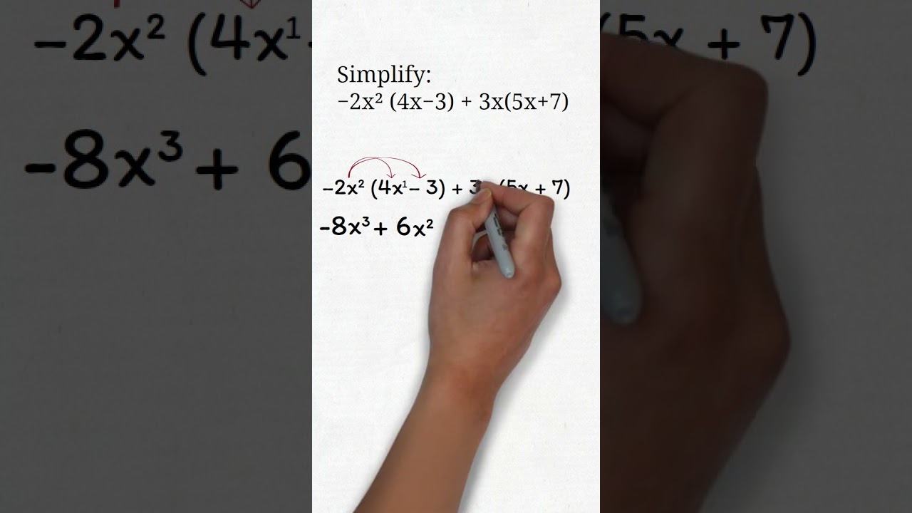GED Math TEST PREP - Question 1 - Simplify Expression