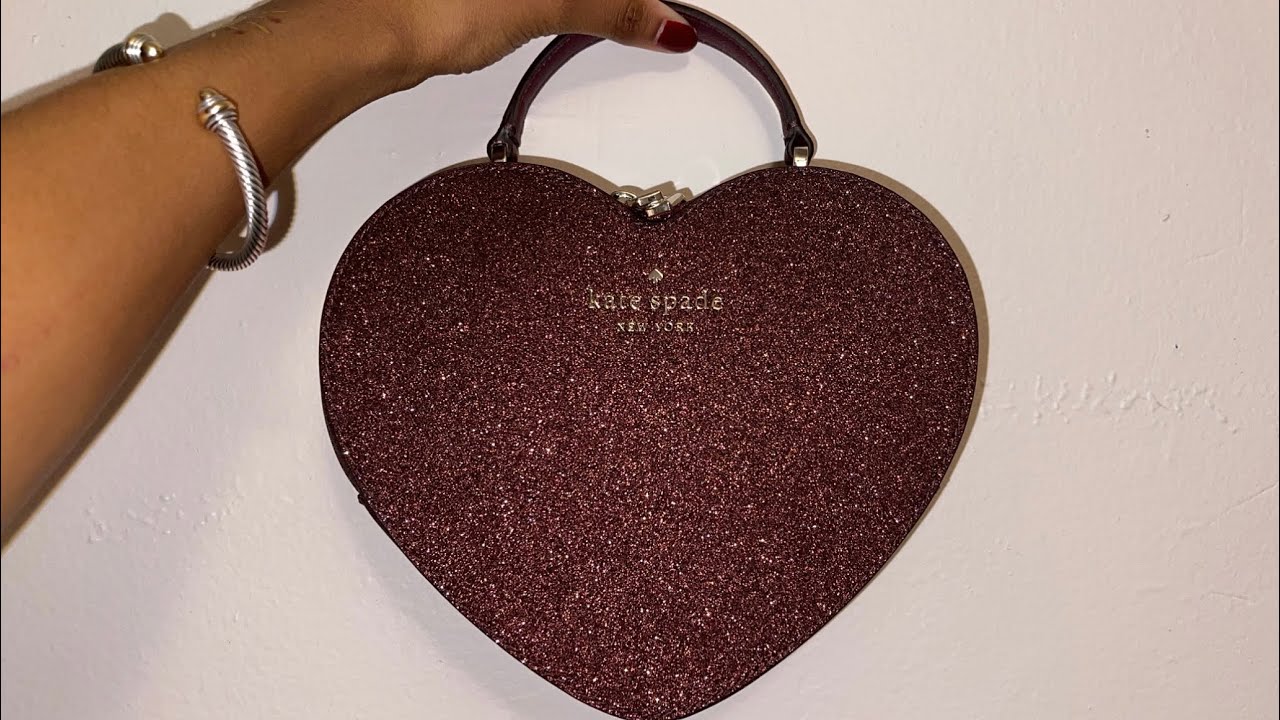 KATE SPADE HEART BAG|| love shack heart purse