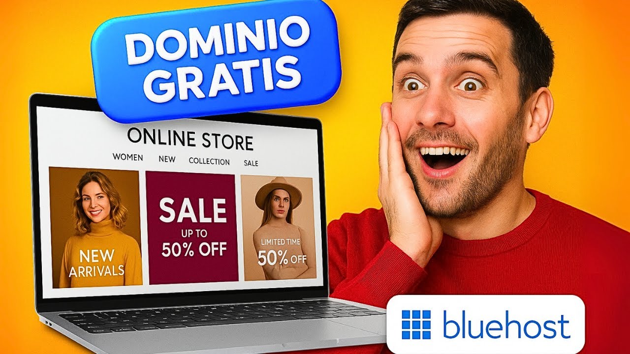C&oacute;mo Comprar HOSTING & DOMINIO con DESCUENTO EN BLUEHOST