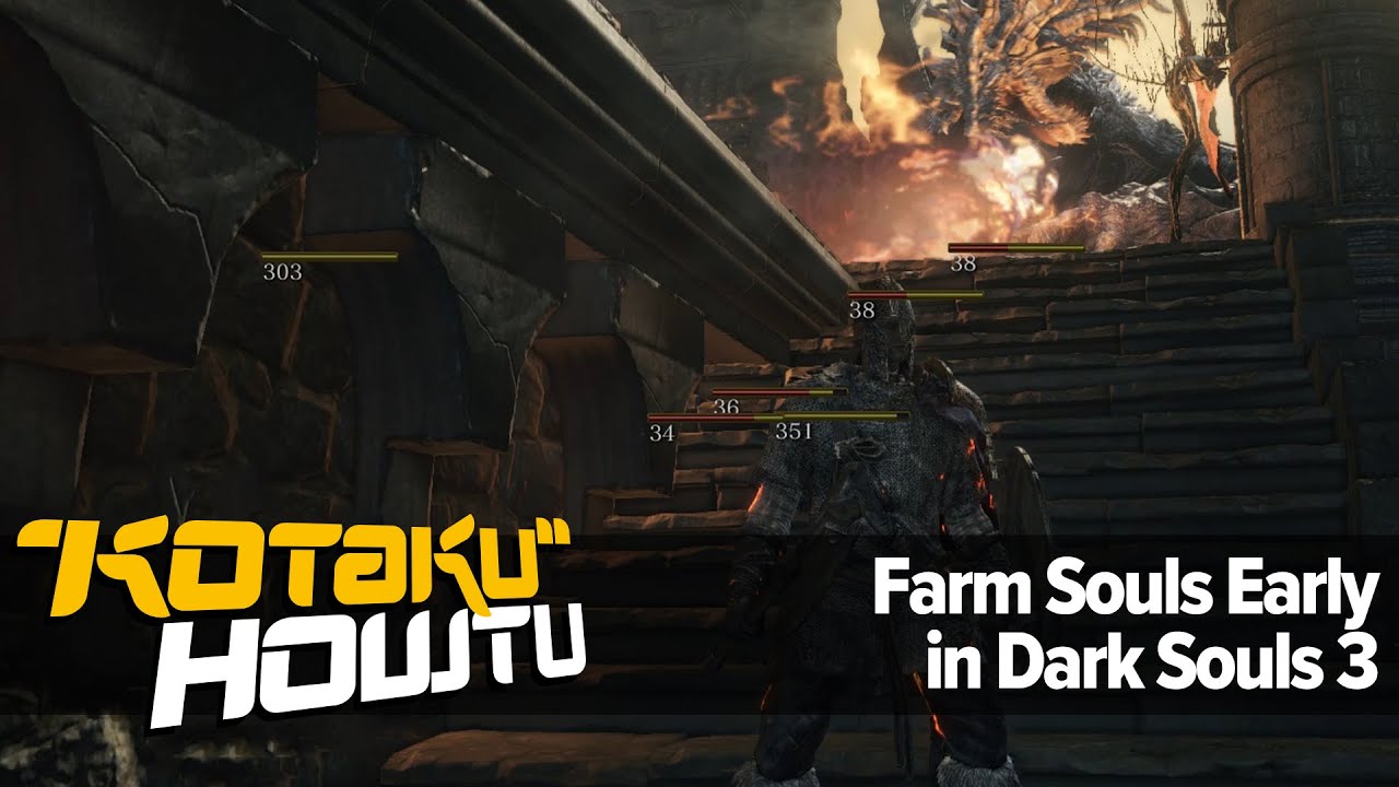 Как фармить души на ранних этапах в Dark Souls 3
