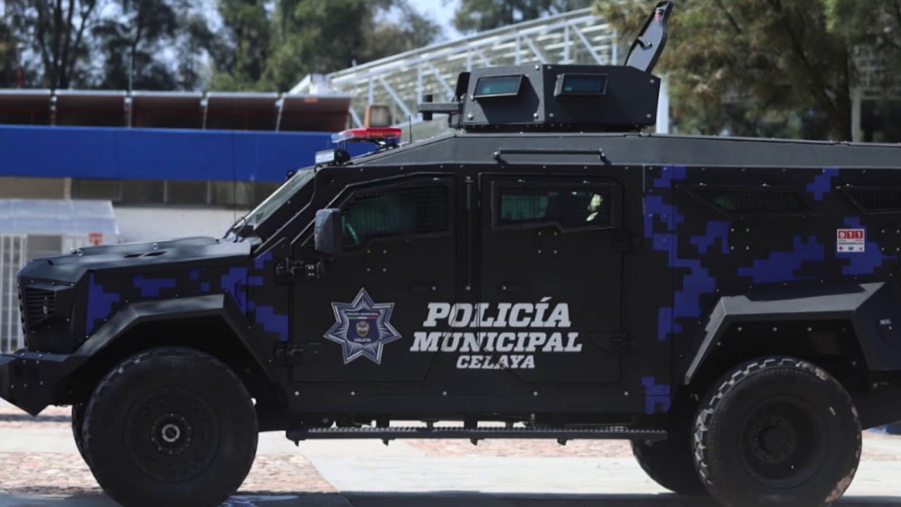 El municipio de Celaya recibió del Gobierno del Estado un vehículo blindado llamado “Black Mamba”