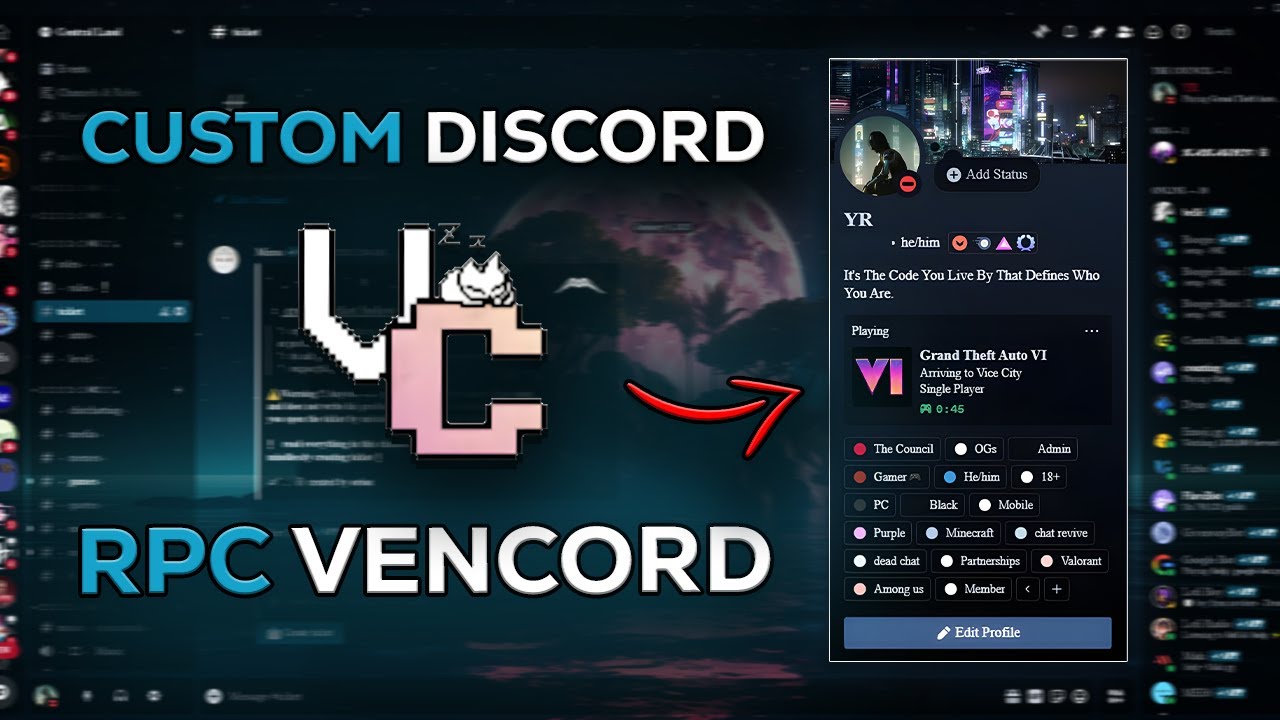 Как создать собственное расширенное присутствие в Discord с помощью Vencord