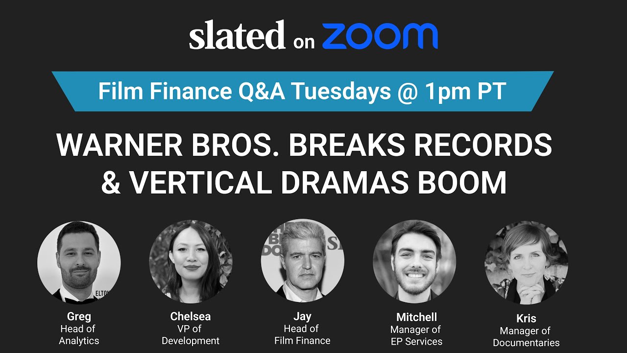 Slated's Weekly Q&A Ep. 191 - New Warner Bros Box Office Record and the Vertical Drama Boom
