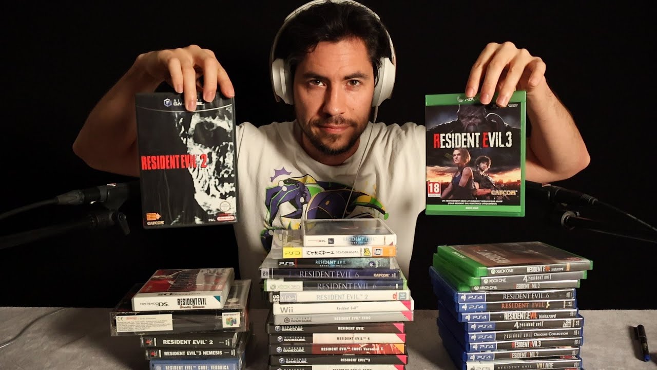 ASMR tous mes jeux Resident Evil