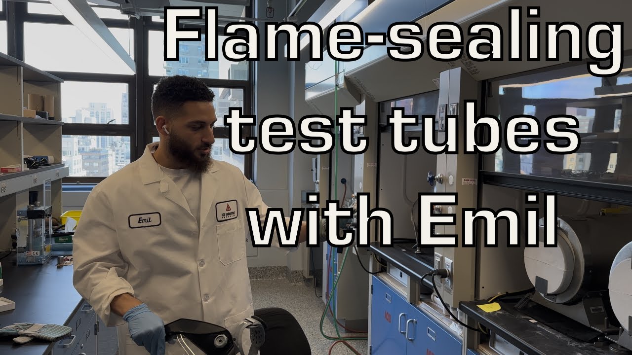 Flame-sealing test tubes (Emil Jaffal)