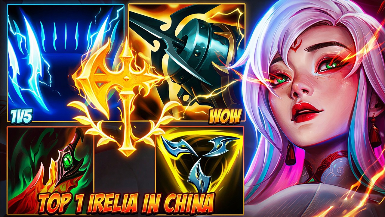 Wild Rift China Top 1 Irelia - NEW SEASON Kraken Slayer Irelia Is INSANE